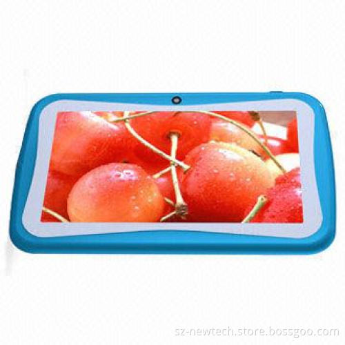 Kid's 7-inch Android Tablet PC, RK3026, Wi-Fi, Dual Camera, 4 Color Options